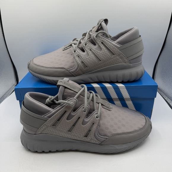 Adidas Originals Tubular Nova Mens Shoes Mens Sz 12 Metallic Silver Grey S32009